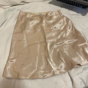 BABATON Mini Slip Silk Skirt